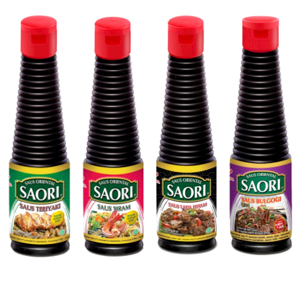 

SAORI Saus Tiram 133 ml / Teriyaki / Lada Hitam / Bulgogi