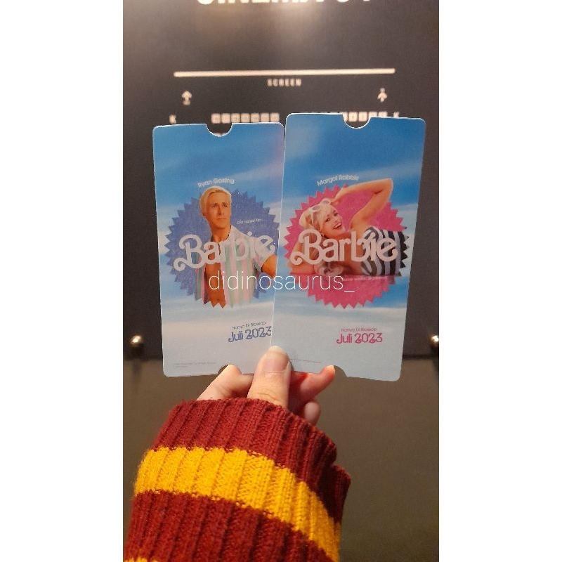 collectible ticket barbie | collectible ticket cgv barbie | CT cgv barbie | CT barbie