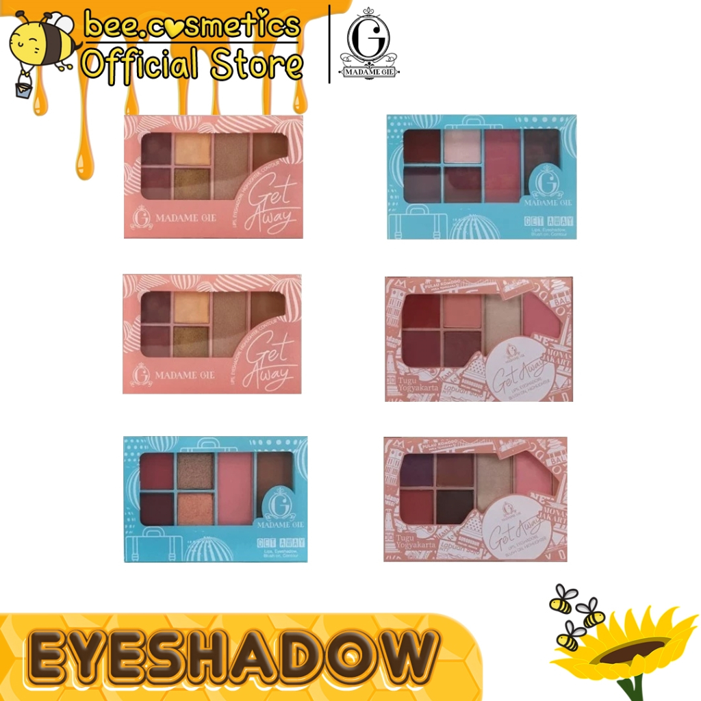 MADAME GIE GETAWAY MAKE UP KIT - - MAKE UP FACE PALETTE