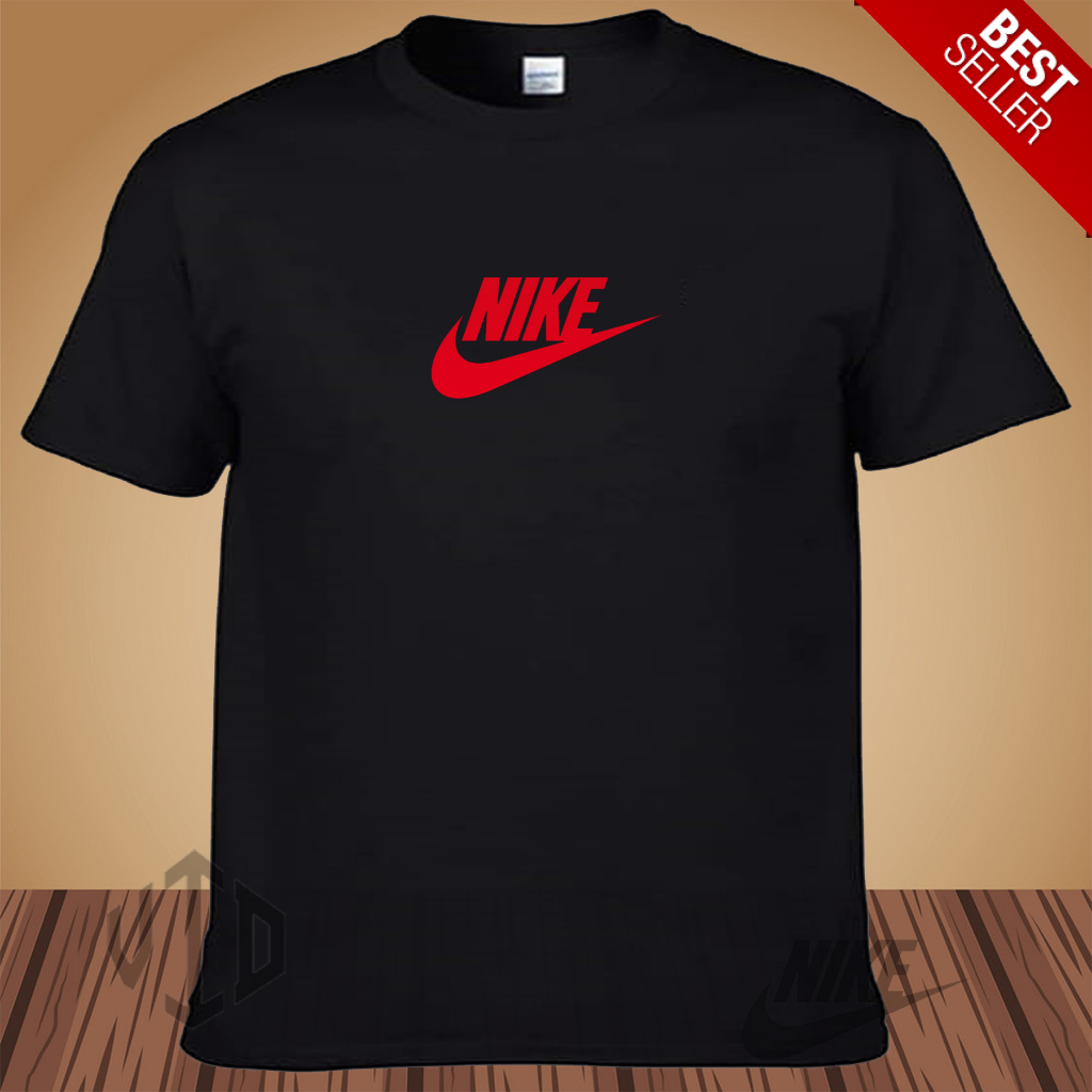 Kaos Keren Lengan Pendek LOGO NIKE 0002 MOTIF MERAH Distro Premium / Kaos Murah / Kaos Ukuran Jumbo/