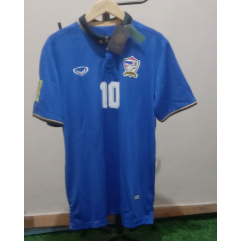 JERSEY TIMNAS THAILAND HOME AFF CUP 2016 NAMESET (D.TEERASIL) #10 SIZE XL