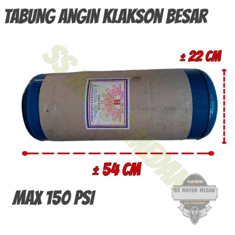 TABUNG ANGIN KLAKSON BESAR & TEBAL 54X22 CM FAJAR INDAH