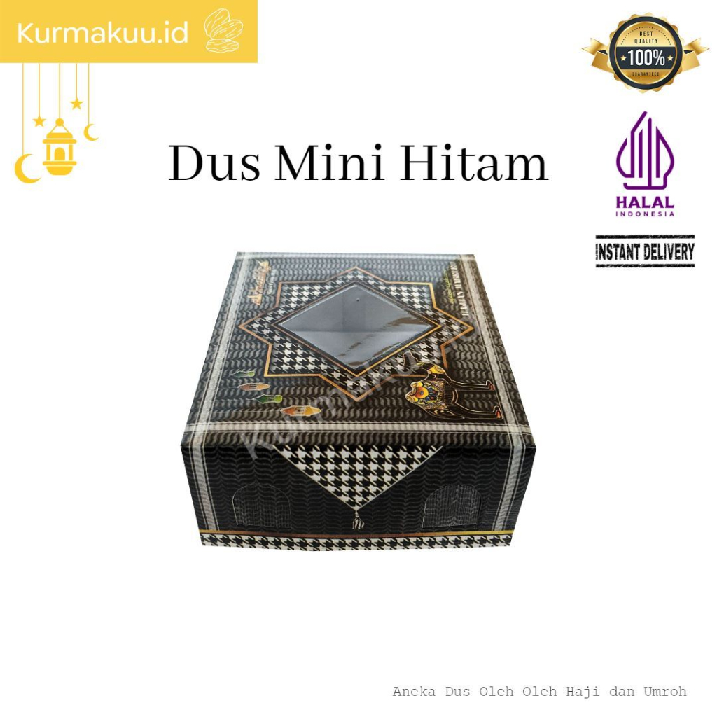 

RB Dus Mini 3 Sekat Paket Oleh Oleh Haji Dan Umroh Kosong Isi 50Pcs