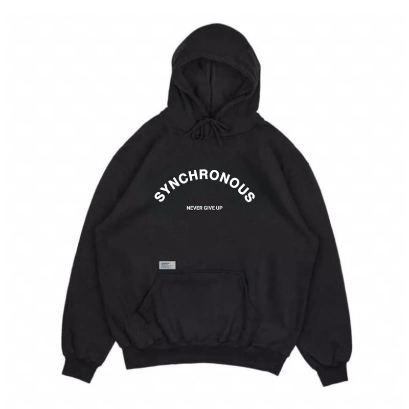 Synchronous Hoodie Black Circle White Circle
