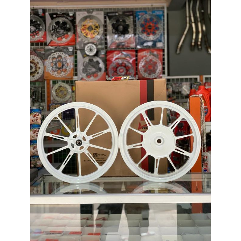 VELG VROSSI VENOM KUMA BEAT VARIO 110 R14 NO KING SPEED X MODE WARNA PUTIH
