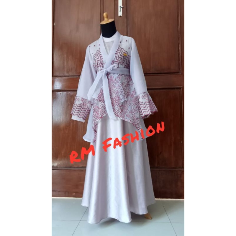 Baju kondangan, baju lamaran , gamis organza, baju Bridesmaids, gamis syari