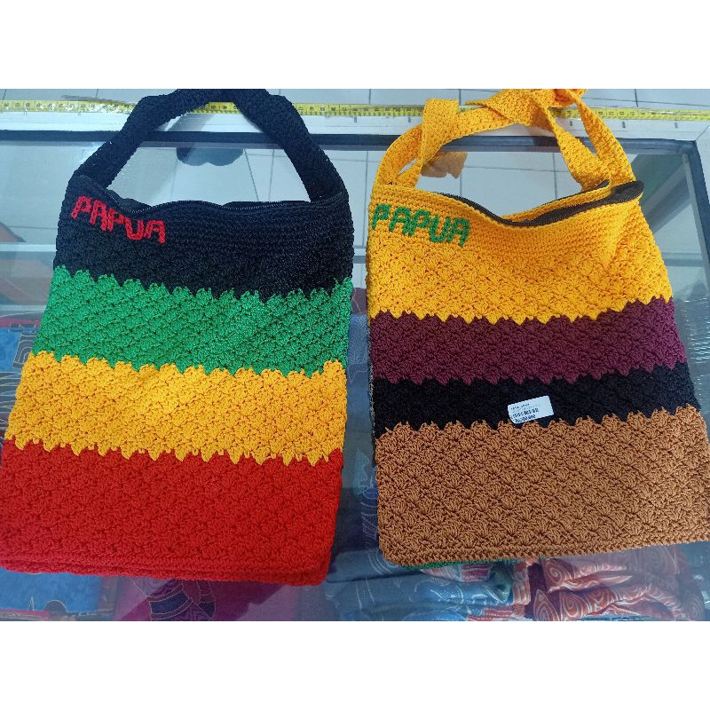 TAS PAPUA RASTA / TAS RAJUT PAPUA / TAS NOKEN PAPUA / NOKEN PAPUA / TAS PAPUA / TAS OLEH OLEH PAPUA 