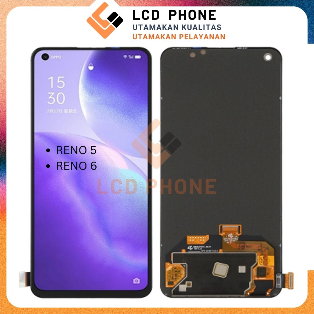 LCD Touchscreen RENO 5, RENO 6 ORI FULLSET
