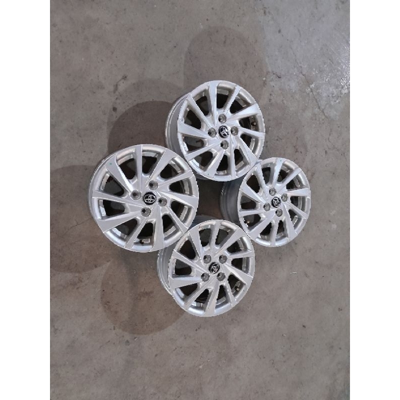 VELG MOBIL BEKAS COPOTAN AGYA R14X5 ET45 BAUT 4X100