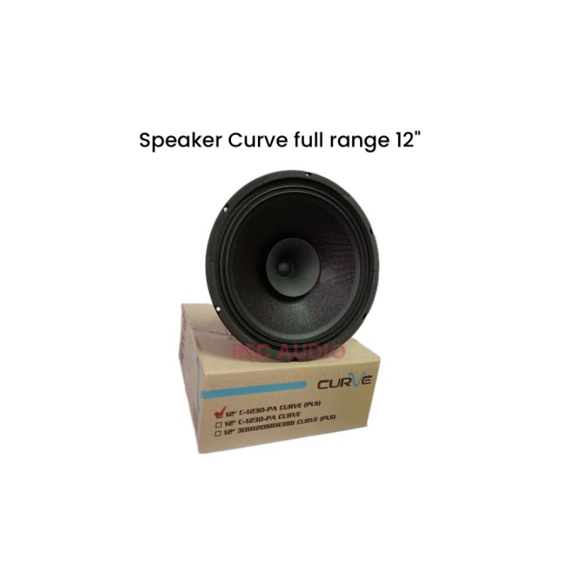 speaker curve full range 12 inch