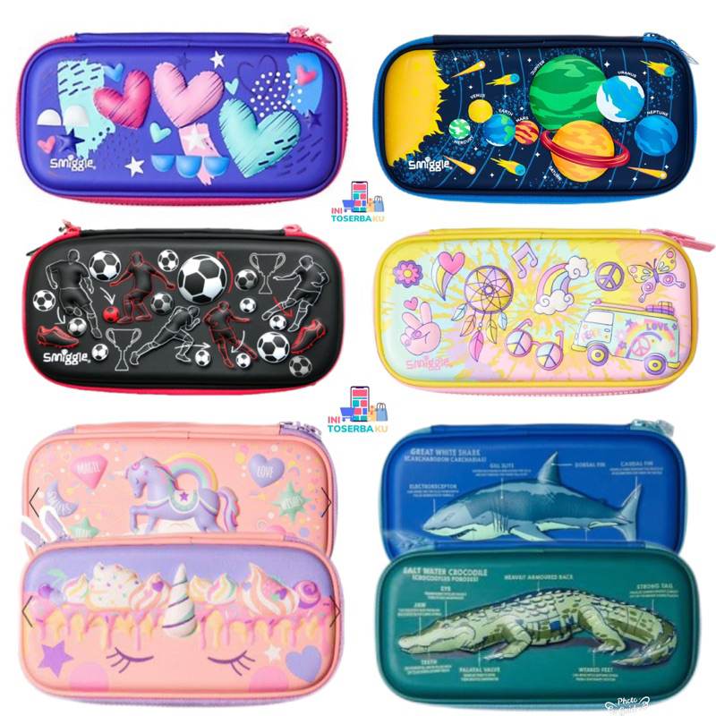 

SMIGGLE PENCIL CASE HARDTOP SMALL / KOTAK PENSIL SMIGGLE KECIL