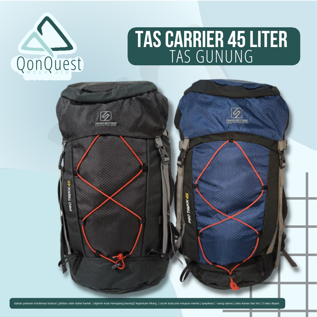 Tas Carrier 45Liter camping outdoor / tas carrier 45 liter  / tas gunung 45 liter  / tas carier 45 l