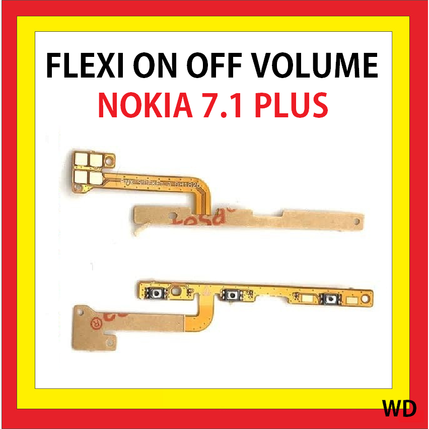 FLEXIBLE ON OFF VOLUME NOKIA 7.1+ 7.1 PLUS FLEXI TOMBOL HIDUP MATI VOL