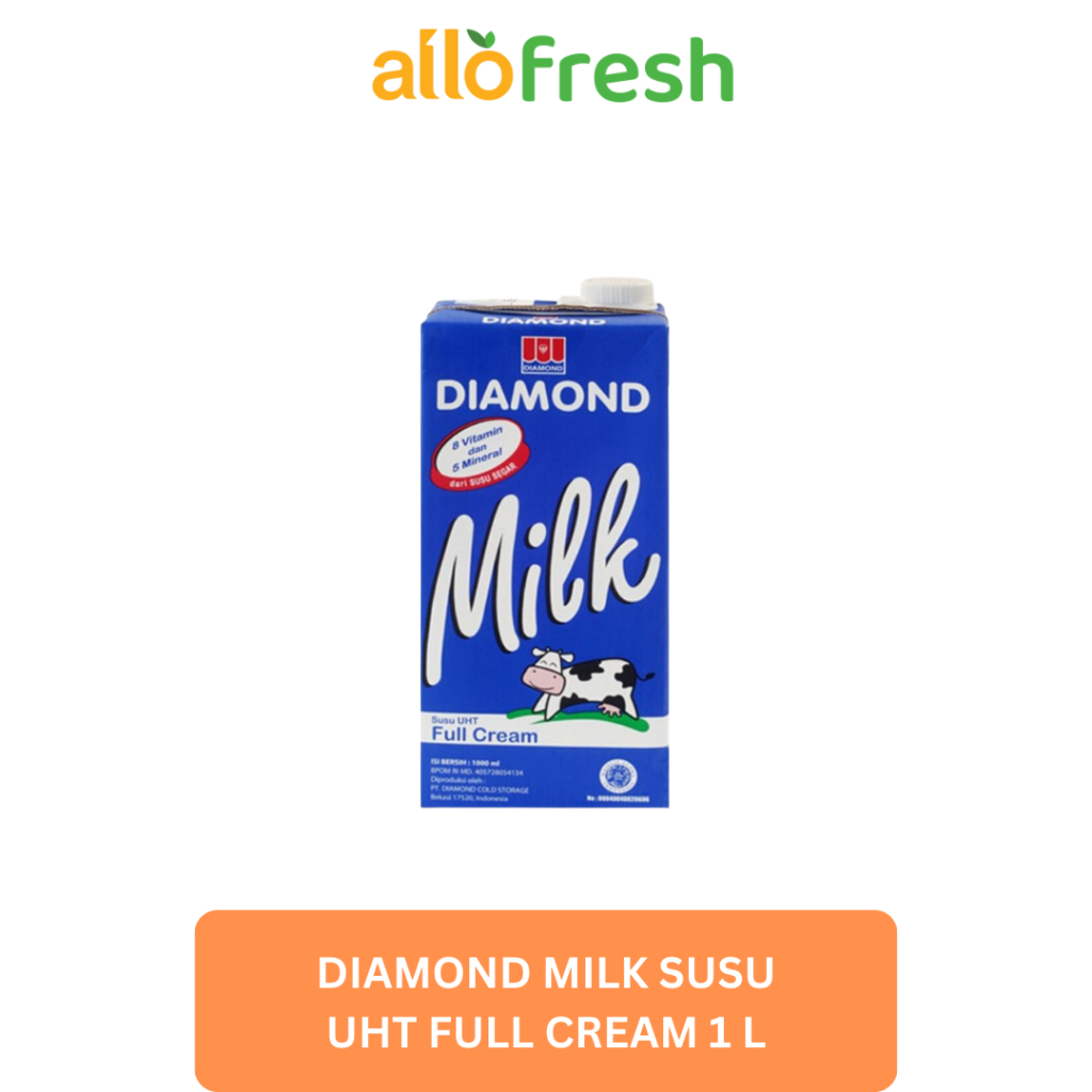 

Diamond Milk Susu UHT Full Cream 1 L