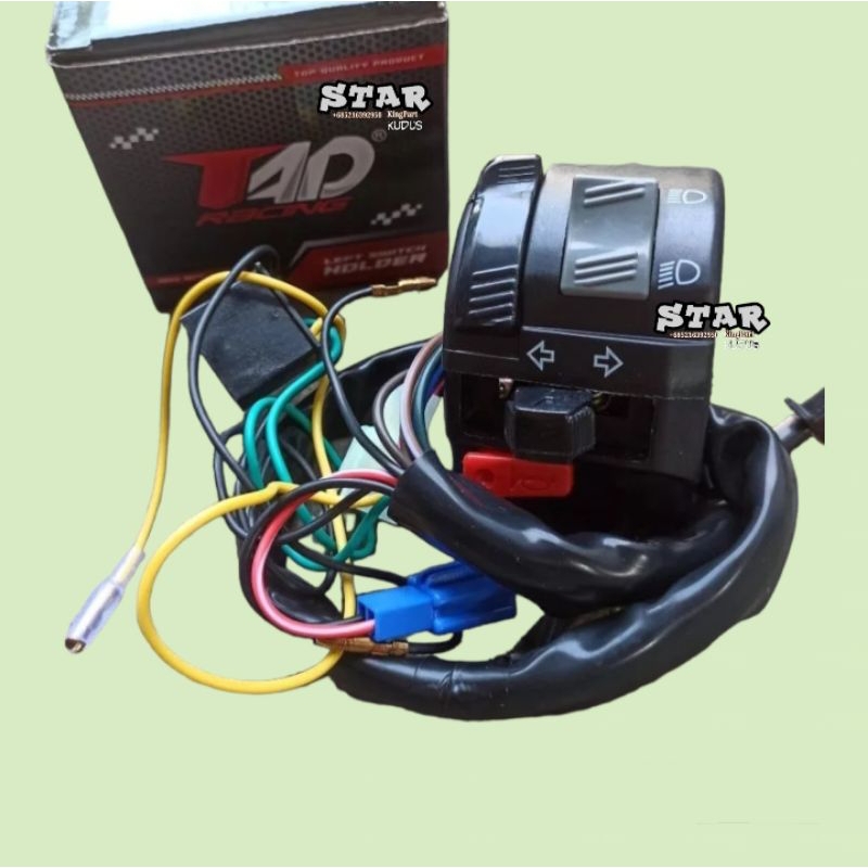 Holder Saklar Tombol Kiri Lampu Set Soket Daymaker Vixion Vixion VIXION