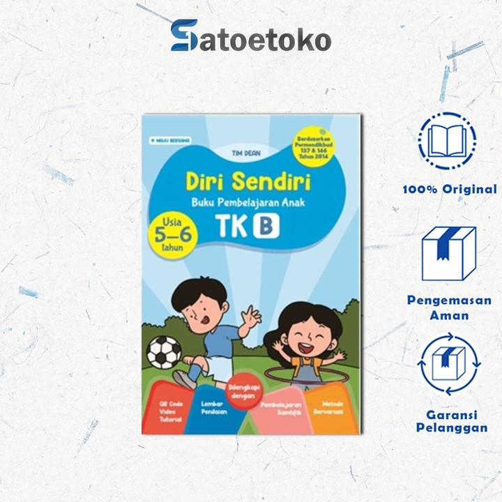 Diri Sendiri, Buku Pembelajaran Anak TK-B, Usia 5-6 Tahun