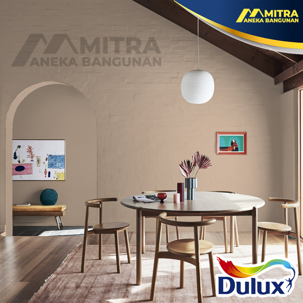 CAT TEMBOK DULUX INTERIOR EKSTERIOR INDIAN PAINTING / COKLAT MOCCA CATYLAC PENTALITE WEATHERSHIELD E