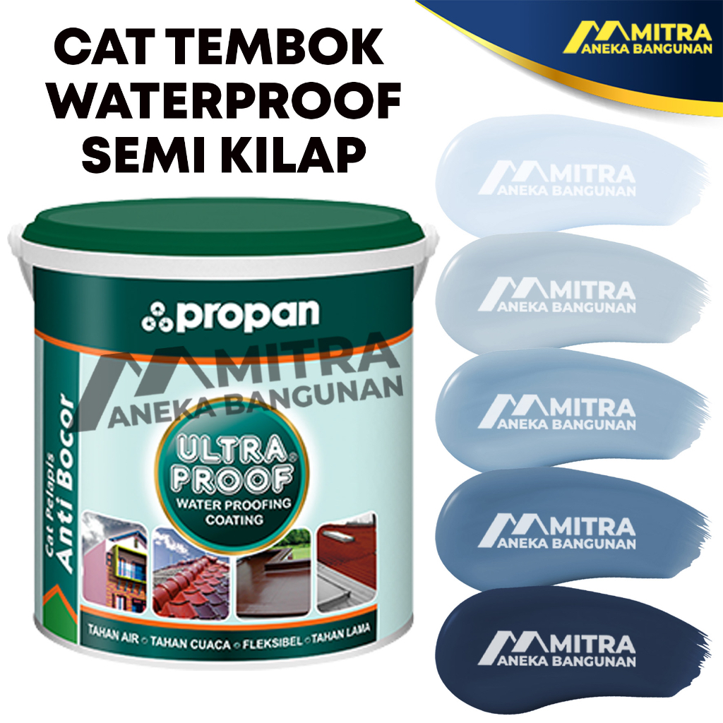 ULTRAPROOF PROPAN 4KG CAT TEMBOK WATERPROOF / BIRU NAVY DONGKER