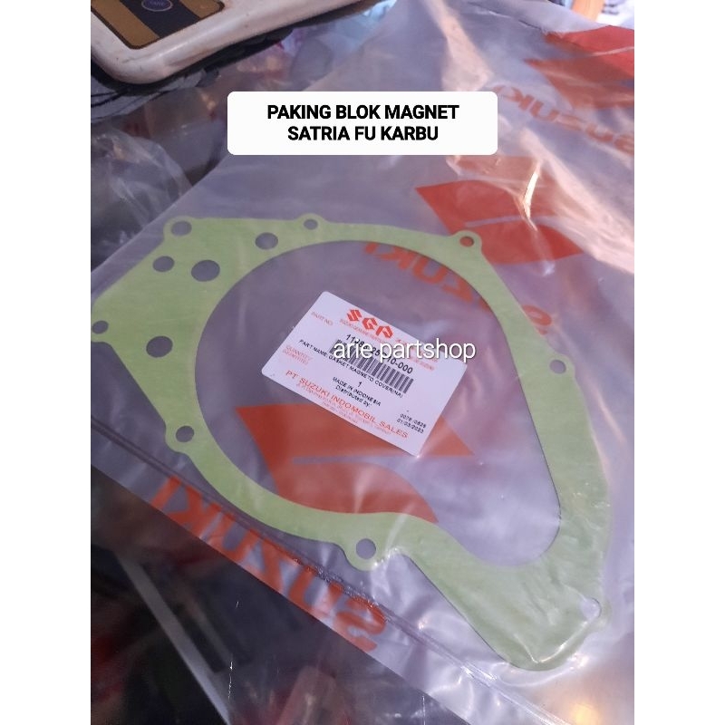 Paking gasket blok magnet satria fu karbu original