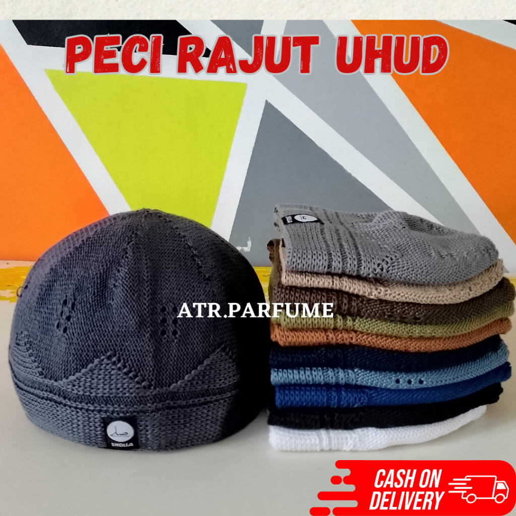 Peci Rajut Tangan Turki Super Tebal Sholla Original Premium Dewasa/Peci Rajut Yaman Turki/Peci Rajut