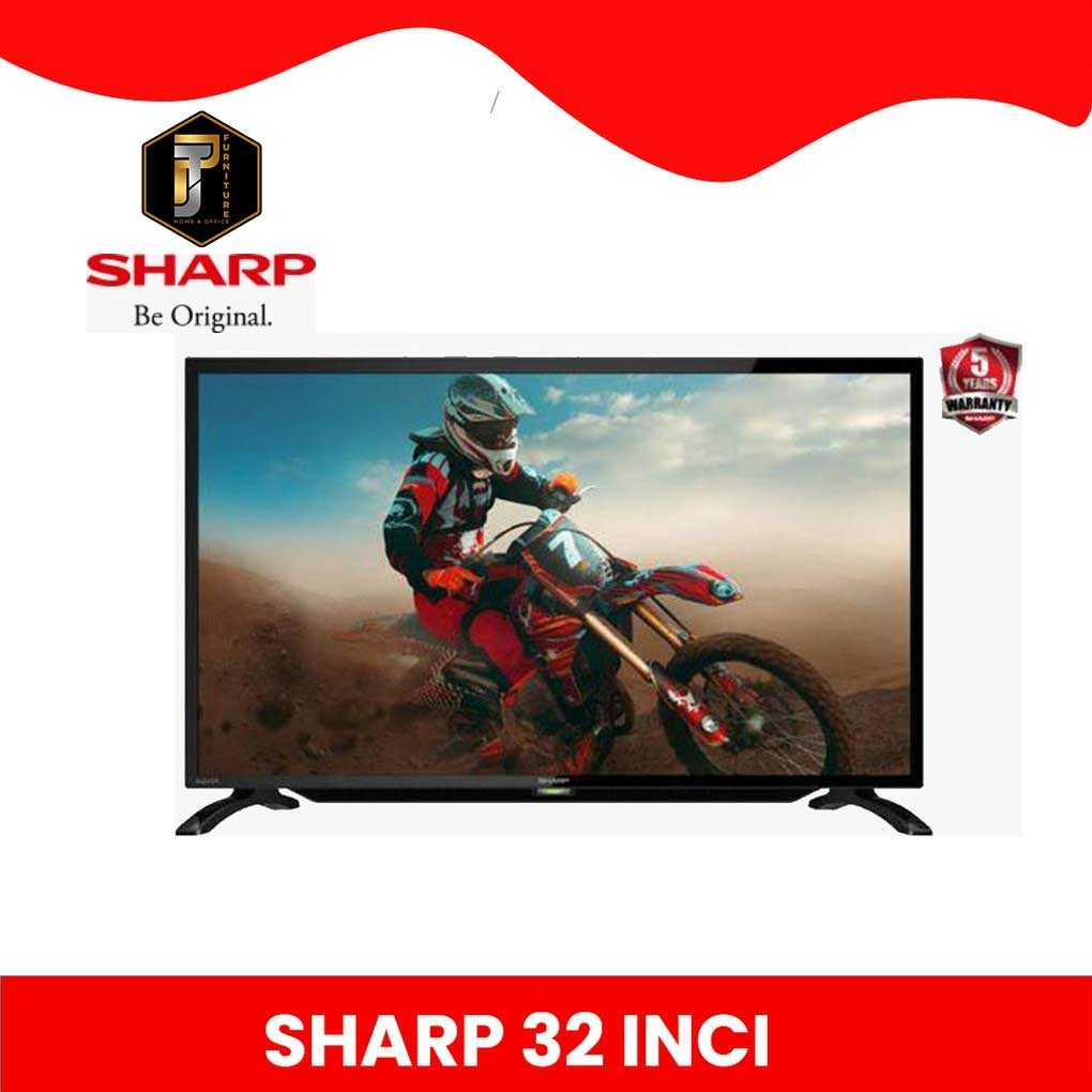 HD TV 32 Inch 80 Cm / Sharp LED Digital TV 2T-C32DC1i Murah Pontianak
