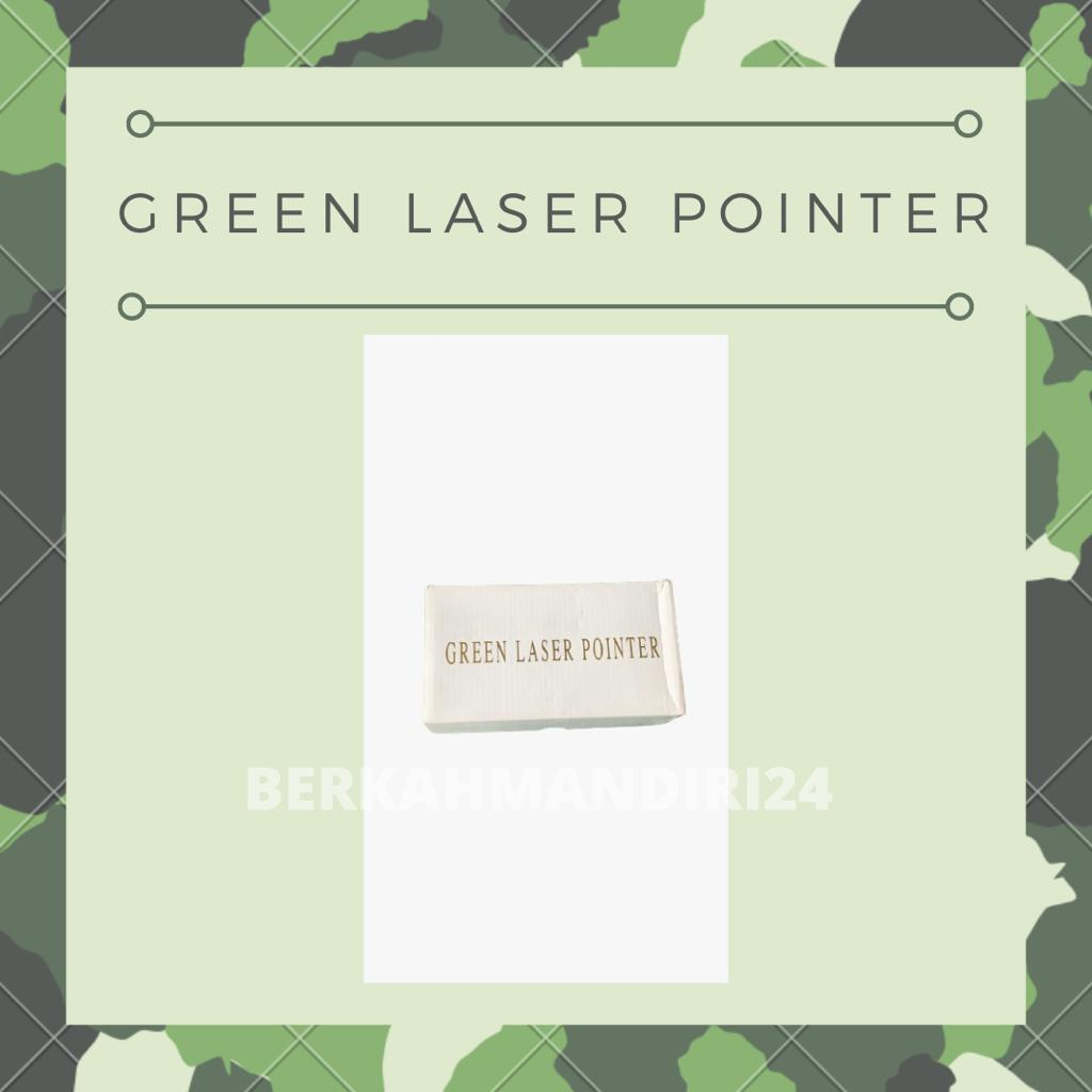Green Laser Pointer 303 Laser Kunci Lampu Hijau Baterai Charger Jarak Jauh