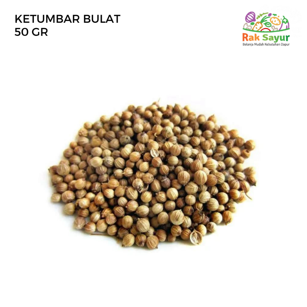 

Ketumbar Bulat 50 Gr Rak Sayur Padang
