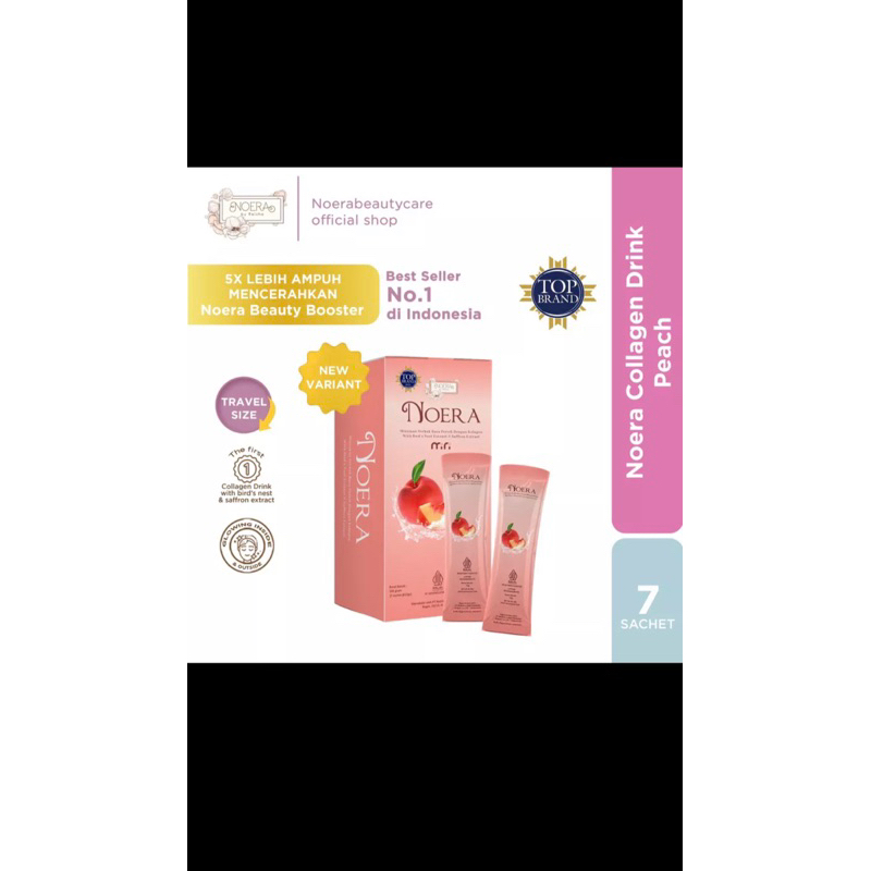 

[NEW] Noera Drink Peach Kecil- MINUMAN PEMUTIH BADAN NOERA DENGAN L- GLUTHATIONE
