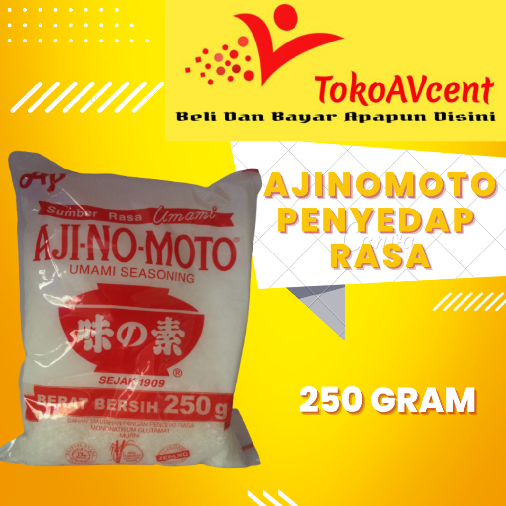 

AJI-NO-MOTO® Penyedap Rasa MSG Ajinomoto 250g