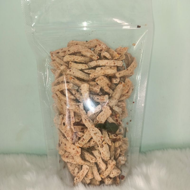 

Basreng stik premium pedas daun jeruk 250gr