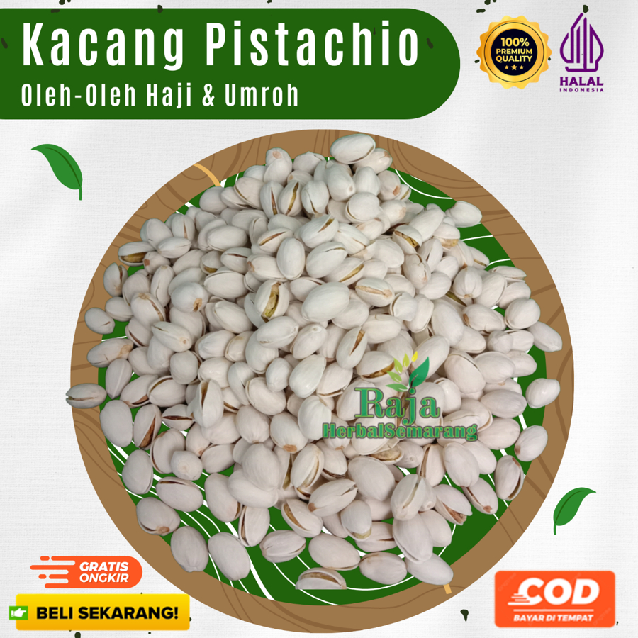 

Roasted Pistachio Panggang Premium Khas Arab Saudi Renyah Gurih Original 100% Kacang Fustuk Kacang Senyum Kemasan Repack Pouch 1kg Makanan Oleh Oleh Haji Dan Umroh