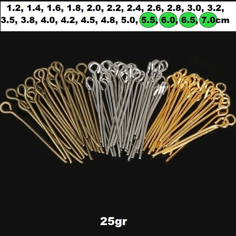 Paku 9 /Eyepin/ Uk 5.5 - 7.0 cm/Harga/25g