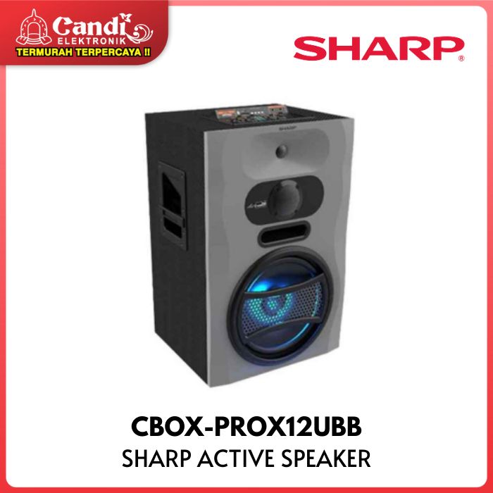 SHARP Active Speaker 12 Inch CBOX-PROX12UBB