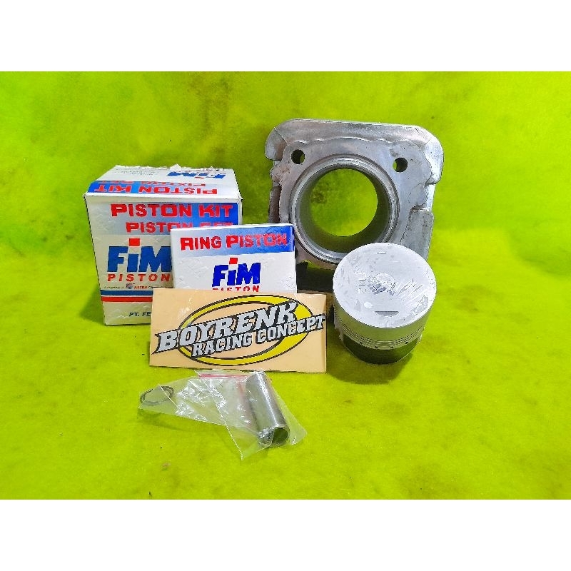 PAKET BORE UP BLOK MIO M3 MIO 125 XRIDE 125 MIO SOUL GT 125 FINO 125 2PH BORING LUAR 58 - 63- BOYREN
