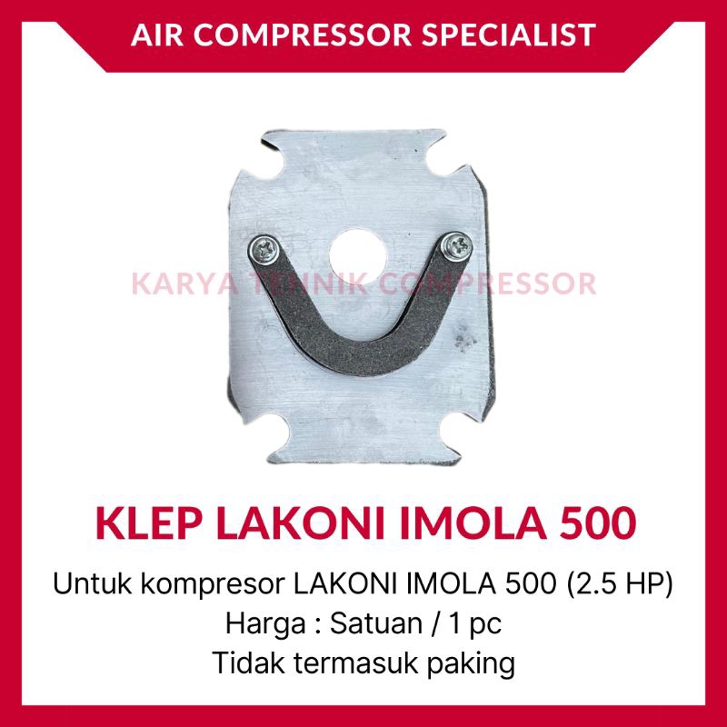 Lempengan Klep Valve Assy Kompresor Udara LAKONI IMOLA 500 (2.5 HP)
