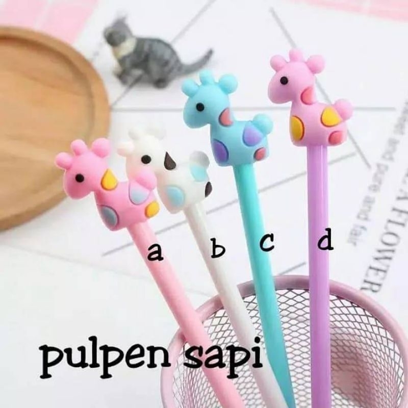 

{LB} pulpen gel / pulpen sapi / pulpen karakter / pulpen lucu / pulpen sekolah
