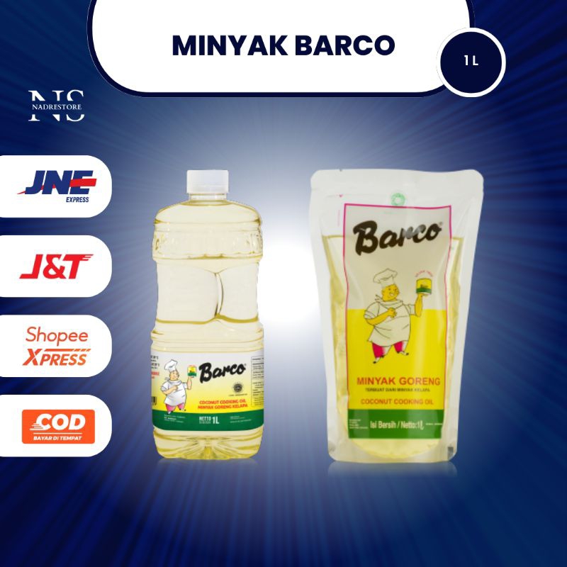 

MINYAK BARCO POUNCH 1 Liter | BOTOL 2 Liter