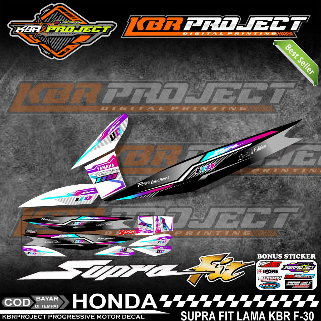 SUPRA FIT LAMA STIKER STRIPING PREMIUM MOTOR PREMIUM KEREN LIS VARIASI SUPRA FIT LAMA STIKER MOTOR H