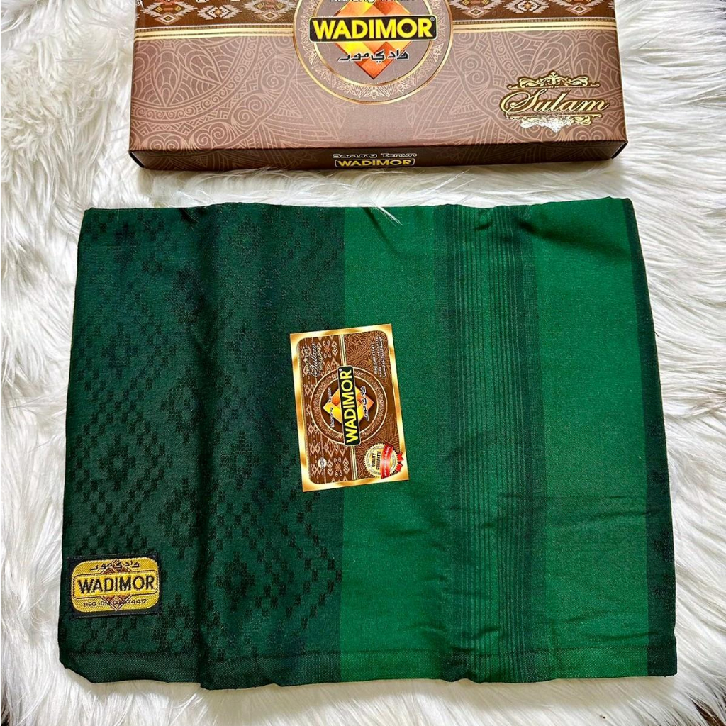 Sarung Wadimor Sulam Timbul Dewasa Katun Tenun Premium