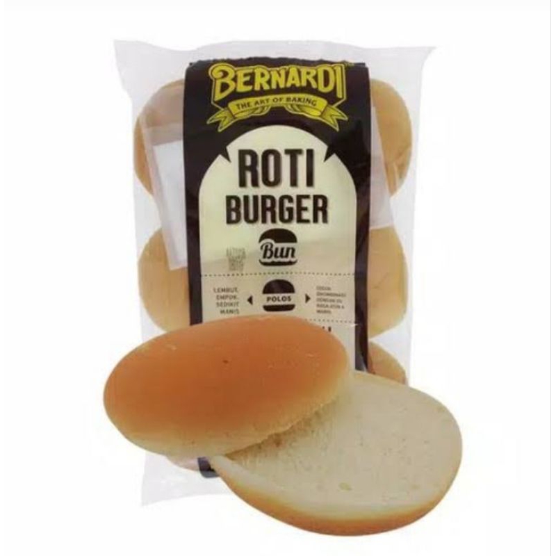 

BERNARDI ROTI BURGER POLOS ISI 6 PCS