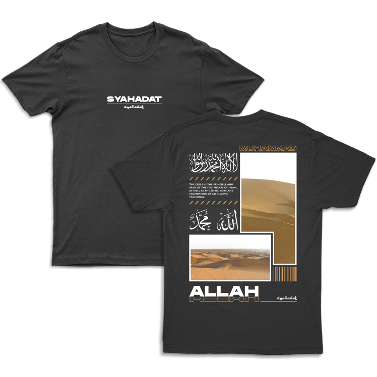 Kaos Dakwah Islami Streetwear Murah Syahadat
