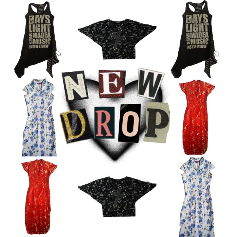 ➳NEW DROP➳ Vintage Goth Twilight Y2k Japan Cheongsam Qipao Chinese Traditional Dress Preloved