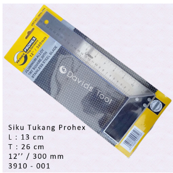 [READY] Penggaris Siku Tukang 30 Cm Prohex