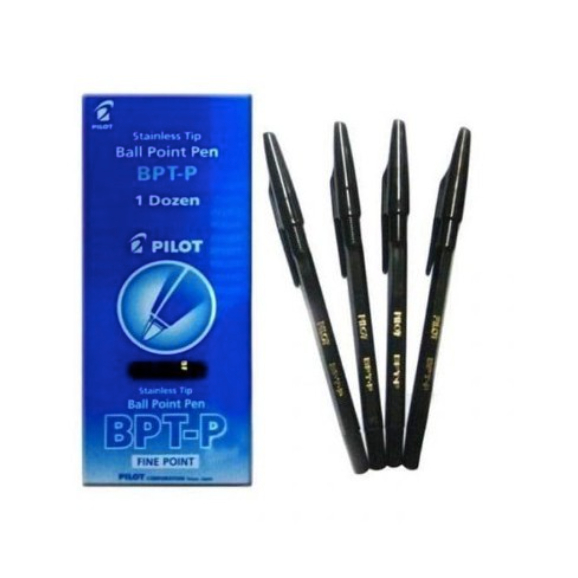 

[ISTY] [SATUAN] Pena Pilot BPT-P stainless tip / ballpoint pen berkualitas warna hitam