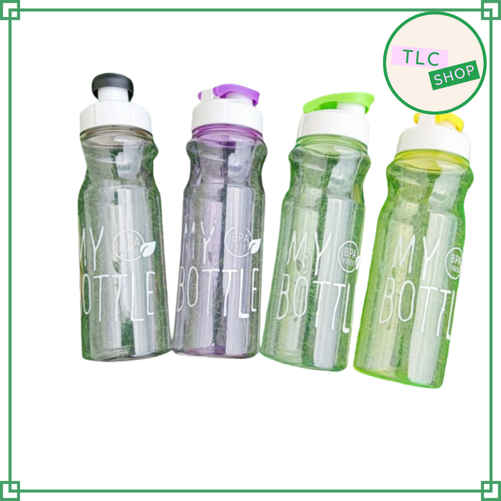 Botol Minum My Bottle Tutup Klik Warna / Botol Minum Flip My Bottle