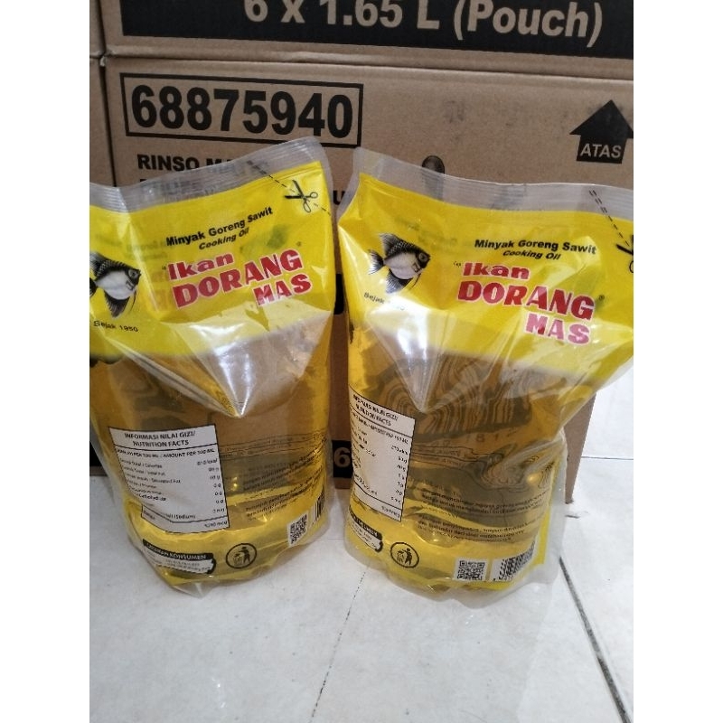 

Minyak Dorang Mas / Minyak Dorang Mas 1.9lt / Minyak Goreng Dorang Mas / Minyak Dorang Mas