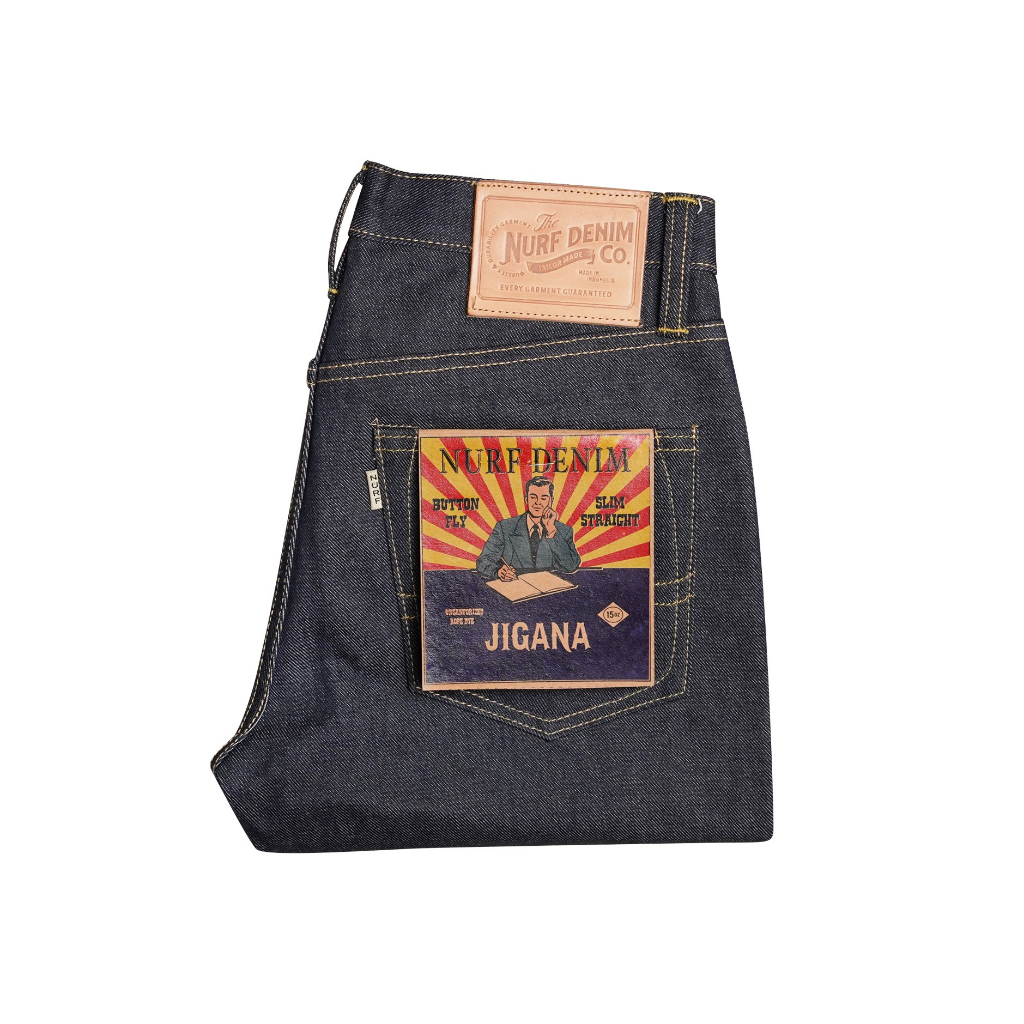 Nurf Denim JIGANA 15 oz Denim Selvedge Accent