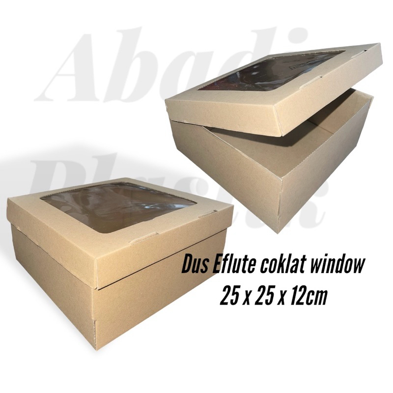 

DUS EFLUTE COKLAT/DUS BROWNIS/DUS KRAFT WINDOW 25x25x12cm