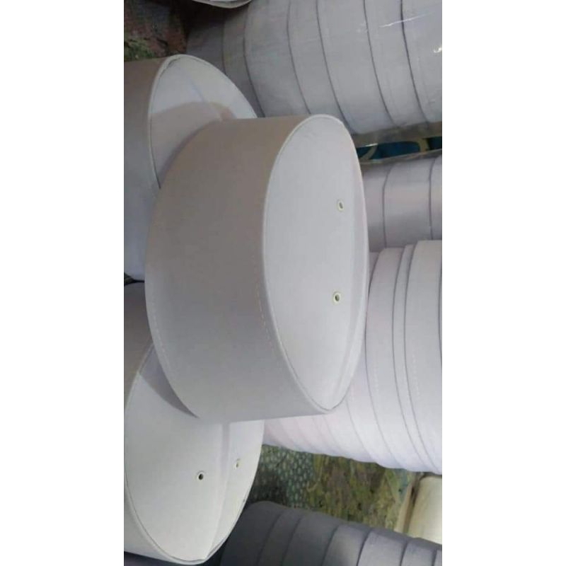 PECI HAJI, SONGKOK POLOS PUTIH,