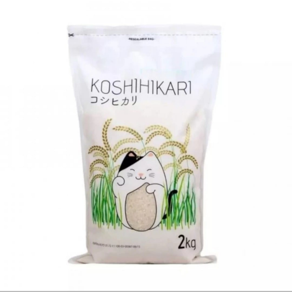 

Beras Jepang Koshihikari 2kg - Japonica Rice Untuk Sushi, Onigiri, Bento & MPASI